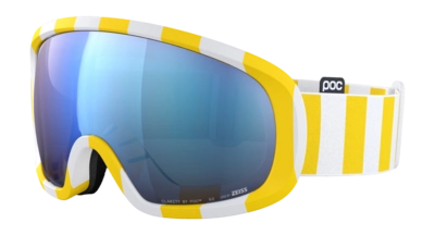 Skibril POC Unisex Fovea Mid Jaune/Blanc/Partly Sunny Blue