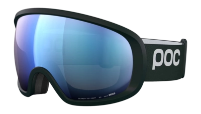 Skibril POC Unisex Fovea Wide Fit Pargasite Green/Partly Sunny Blue Clarity