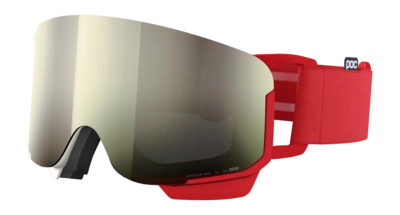 Skibril POC Unisex Nexal Mid Rouge/Blanc/Partly Sunny Ivory