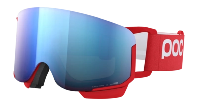 Skibril POC Unisex Nexal Mid Wide Fit Prismane Red/Partly Sunny Blue Clarity