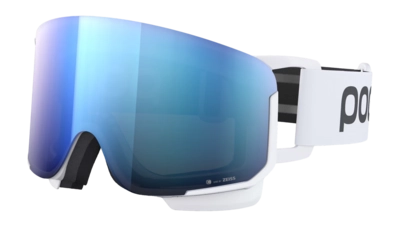Skibril POC Unisex Nexal Wide Fit Hydrogen White/Partly Sunny Blue Extra lens