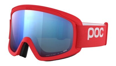 Skibril POC Unisex Opsin Wide Fit Prismane Red/Partly Sunny Blue Clarity