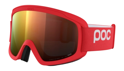 Skibril POC Unisex Opsin Wide Fit Prismane Red/Partly Sunny Orange Clarity Intense