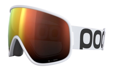 Skibril POC Unisex Vitrea Hydrogen White/Partly Sunny Orange Wide Fit Clarity Intense