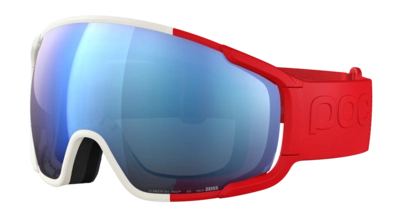 Skibril POC Unisex Zonula Rouge/Blanc/Partly Sunny Blue