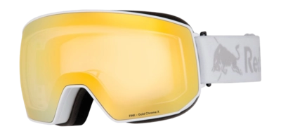 Skibril Red Bull FINK-03GOX White Brown With Gold Mirror