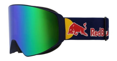 Skibril Red Bull JAMM-07GR3 Blue Brown With Green Mirror