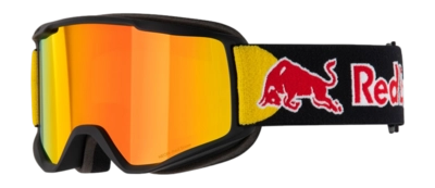 Skibril Red Bull NEON-02RE2 Black Brown With Red Mirror