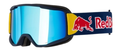 Skibril Red Bull NEON-03BL3 Blue Smoke With Blue Mirror