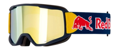 Skibril Red Bull NEON-03YE2 Blue Smoke With Yellow Mirror