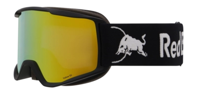 Skibril Red Bull NEON-07YE2 Black Smoke With Yellow Mirror
