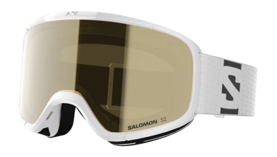 Skibril Salomon Unisex Aksium 2.0 Access Whiteite / Gold Max Vision