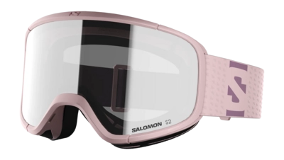 Skibril Salomon Unisex Aksium 2.0 Heavenly Pink / Super White Cilindrische lens