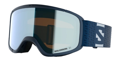 Skibril Salomon Unisex Aksium 2.0 S Dress Blue / Light Blue Small Fit