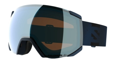 Skibril Salomon Unisex Radium Dress Blue / Light Blue Sferische lens
