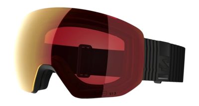 Skibril Salomon Unisex Radium Pro S Sigma Photo Black / Poppy Red Sferische lens