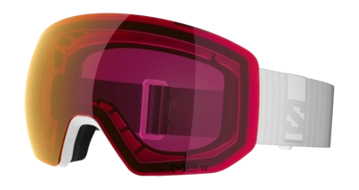 Skibril Salomon Unisex Radium Pro S Sigma White / Poppy Red
