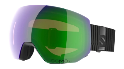 Skibril Salomon Unisex Radium Pro Sigma Black / Emerald Sferische lens