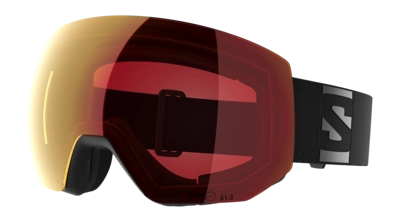 Skibril Salomon Unisex Radium Pro Sigma Photochromic Black / Poppy Red Anti Fog+