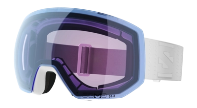 Skibril Salomon Unisex Radium Pro White / Sky Blue Sigma Photochromic Anti Fog+