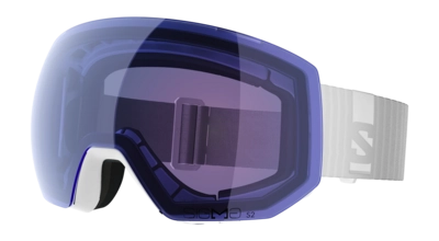 Skibril Salomon Unisex Radium Pro Sigma White / Ice Blue Sferische lens
