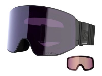 Skibril Salomon Unisex Sentry Prime Sigma Black / Sky Blue (+ Extra Lens)