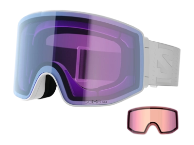 Skibril Salomon Unisex Sentry Prime Sigma Photochromic White / Sky Blue (+ Extra Lens)
