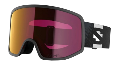 Skibril Salomon Unisex Sentry Pro S Sigma Black / Poppy Red Small Fit