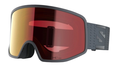 Skibril Salomon Unisex Sentry Pro Sigma Photochromic Ebony / Poppy Red Anti-condenscoating