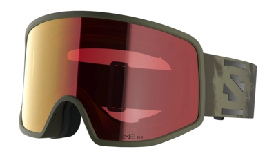 Skibril Salomon Unisex Sentry Pro Olive Night / Poppy Red Sigma Photochromic
