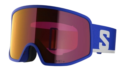 Skibril Salomon Unisex Sentry Pro Sigma Race Blue / Poppy Red / Light Blue (+ Extra Lens) Max Vision