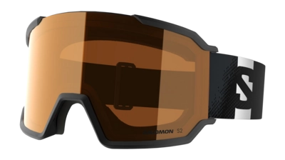 Skibril Salomon Unisex S/View 3 Access Black / Tonic Orange
