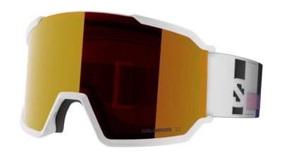 Skibril Salomon Unisex S/View 3 ML White / Mid Red