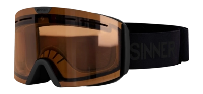 Skibril Sinner Heren Arc Trans+ Matte Black Double Trans+ Flash Mirror Orange To Smoke Vent