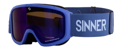 Skibril Sinner Junior Duck Mountain Matte Navy Blue Double Full Blue Mirror