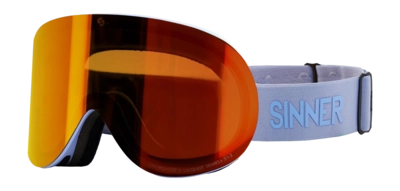 Skibril Sinner Unisex Taur Matte Light Blue Double Sintrast-Trans+