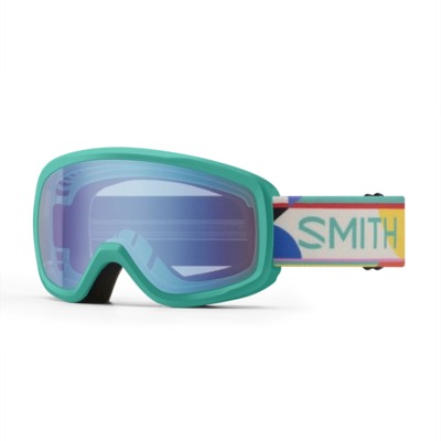 Skibril Smith Kids Snowday Blue Sensor Mirror Jade Formations Fog-X