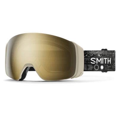 Skibril Smith Unisex 4D Mag ChromaPop Sun Black Gold Mirror Chalk Space Invader Medium Fit
