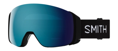 Skibril Smith Unisex 4D Mag Black ChromaPop Sun Blue Mirror