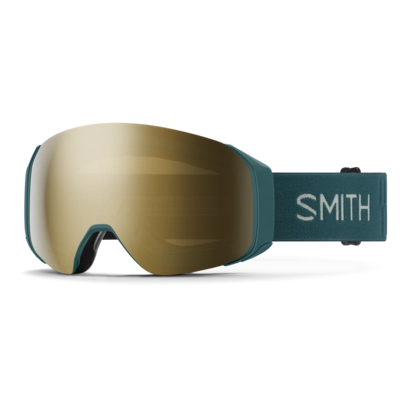 Skibril Smith Unisex 4D Mag S Malachite ChromaPop Sun Black Gold Mirror Small fit