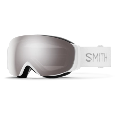 Skibril Smith Unisex I/O Mag S White Chunky Knit ChromaPop Sun Platinum Mirror Responsive Fit