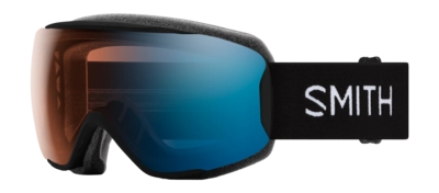 Skibril Smith Unisex Moment Black ChromaPop Pro Photochromic Blue Mirror Small Fit