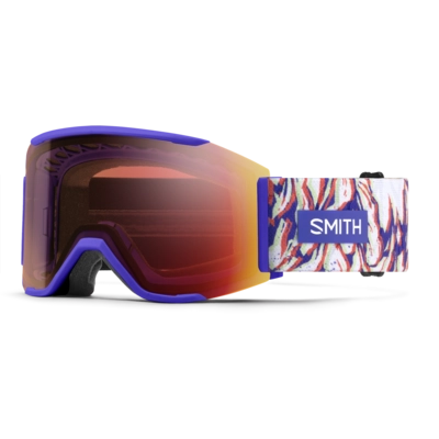 Skibril Smith Unisex Squad Mag Ultraviolet Peaking ChromaPop Pro Photochromic Red Mirror AirEvac