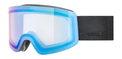 Skibril Uvex Unisex Provoqe V Black Matt/Blue Clear