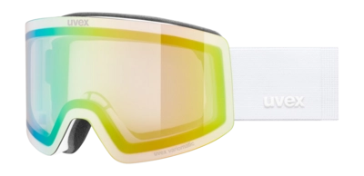 Skibril Uvex Unisex Provoqe V White Matt/Green Clear