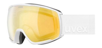 Skibril Uvex Unisex Victorious Small CV White Matt/Gold Green