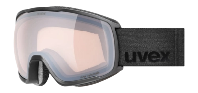 Skibril Uvex Unisex Victorious Small V Black Matt/Silver Clear
