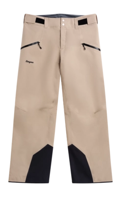 Skibroek Bergans Men Oppdal Sandstone Insulated Shell Pants Regular Fit