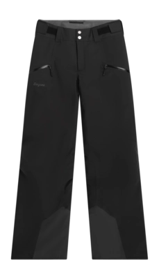 Skibroek Bergans Women Oppdal Insulated Shell Pants Black Regular Fit