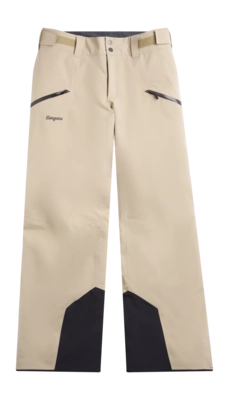 Skibroek Bergans Women Oppdal Sandstone Insulated Shell Pants Regular Fit